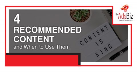 4 Recommended Content and When to Use Them
